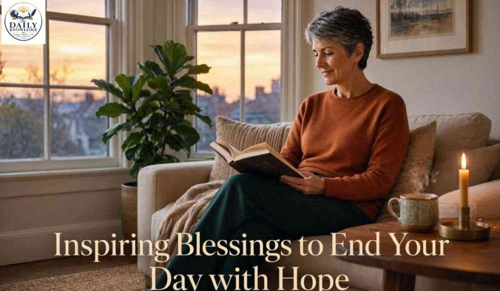 Inspiring Blessings to End Your Day with Hope