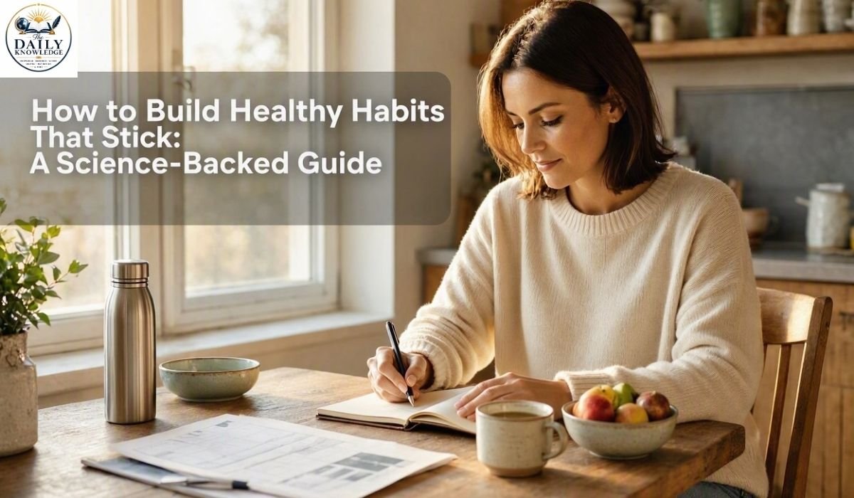 How to Build Healthy Habits That Stick: A Science-Backed Guide