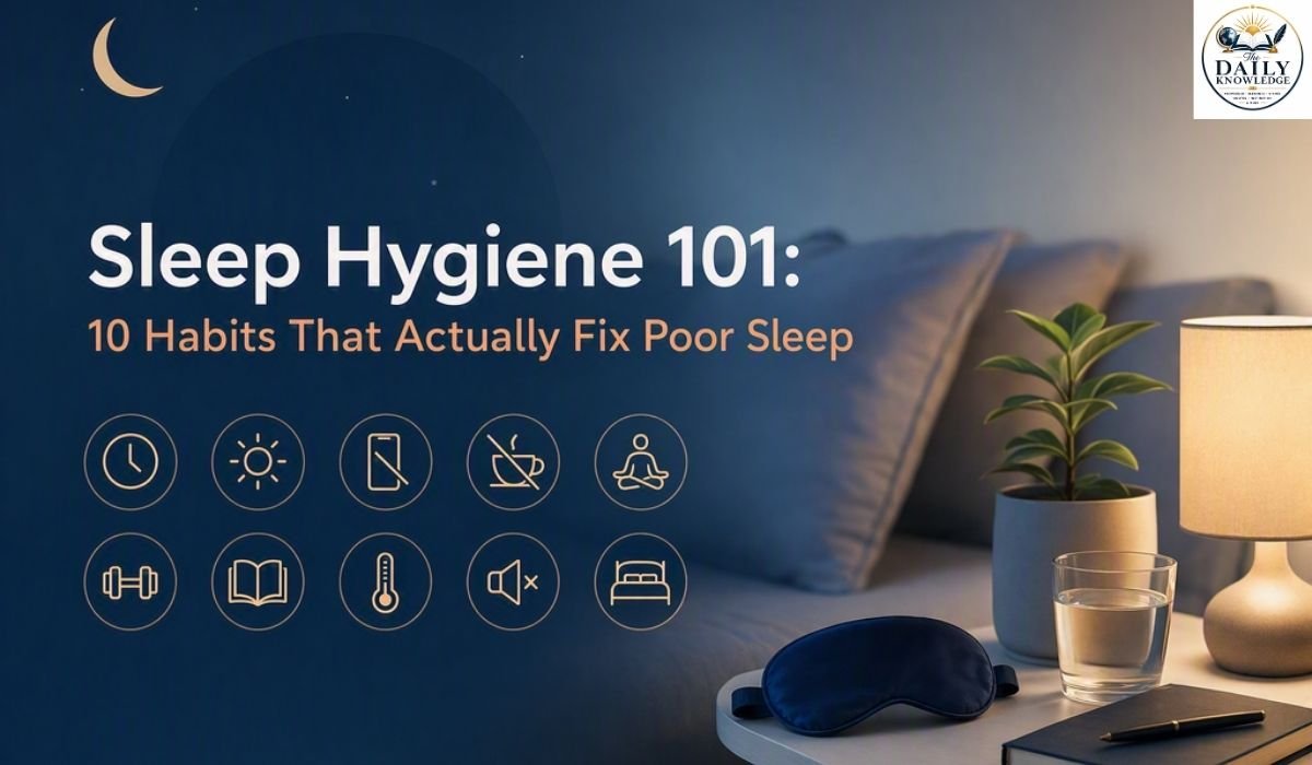 Sleep Hygiene 101: 10 Habits That Actually Fix Poor Sleep